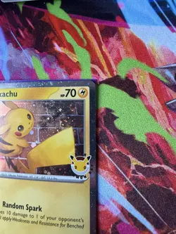 Pikachu 51/162 Stamped 2026 Pokemon Day 30th Anniversary Promo W/ SWIRL🌀 - Image 4