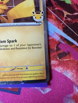 Pikachu 51/162 Stamped 2026 Pokemon Day 30th Anniversary Promo W/ SWIRL🌀 - Image 5