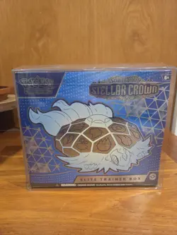 SV07 STELLAR CROWN ELITE TRAINER BOX Sealed ETB (9 Booster Packs Pokemon Card) - Image 1