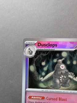 Pokemon TCG Dusclops 036/131 Masterball Holo Rare Prismatic Evolutions English - Image 2
