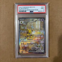 Alakazam 201/165 Pokemon TCG Scarlet & Violet 151 PSA 9 Mint - Image 1