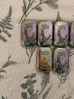 Prismatic Evolutions Mini Tins Pokemon TCG New Sealed Tins X6 - Image 2