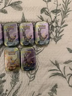 Prismatic Evolutions Mini Tins Pokemon TCG New Sealed Tins X6 - Image 3