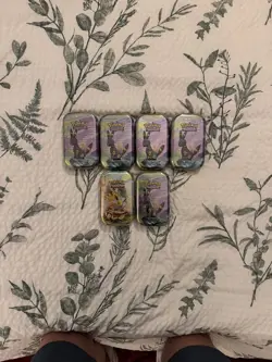 Prismatic Evolutions Mini Tins Pokemon TCG New Sealed Tins X6 - Image 4