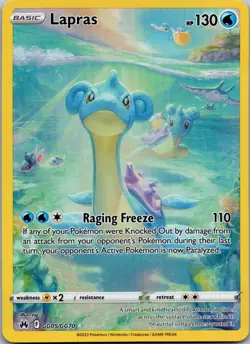 Lapras GG05/GG70 - Crown Zenith: Galarian Gallery Pokemon TCG NM - Image 1