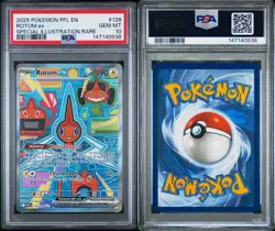 2025 POKEMON PFL EN-PHANTASMAL FLAMES SPECIAL ILLUSTRATION RARE ROTOM EX PSA 10 - Image 3