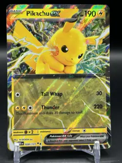 Pikachu Ex Holo Prismatic Evolutions Double Rare 028/131 Pokemon TCG - Image 1