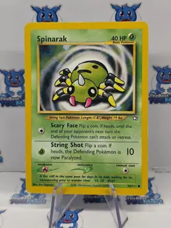 Pokemon Spinarak 75/111 Neo Genesis MP - Image 1
