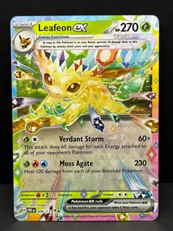 Leafeon ex - 006/131 006/131 Holo SV: Prismatic Evolutions Pokemon NM - Image 1