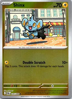 Shinx 026/088 Common Perfect Order Pokemon Reverse Holo NM - Image 1