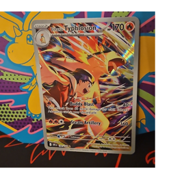 Pokemon Ethan's Typhlosion 190/182 Destined Rivals Rare Full Art Holo - Image 1