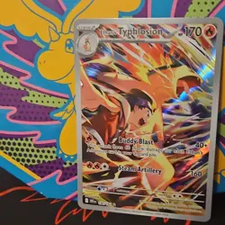 Pokemon Ethan's Typhlosion 190/182 Destined Rivals Rare Full Art Holo - Image 3