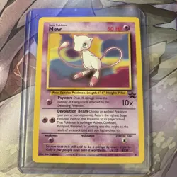 Mew Black Star Promo #8 Pokemon Card Illus.Ken Sugimari Good Condition - Image 2