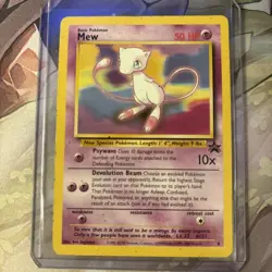 Mew Black Star Promo #8 Pokemon Card Illus.Ken Sugimari Good Condition - Image 4