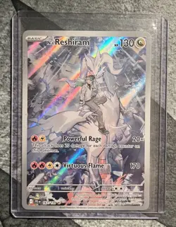N’s Reshiram Illustration Rare Full Art 167/159 Pokemon Journey Together NM - Image 1