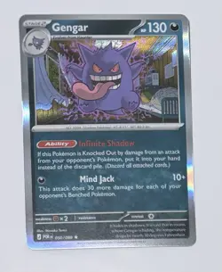 Pokemon Gengar Holo Cards 050/088 English TCG - Perfect Order - Image 1