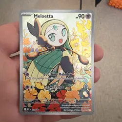 Meloetta 026 Mega Evolution Promo Pokemon Illustration Rare Near Mint - Image 1