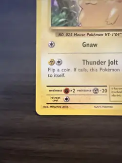 Pikachu 2016 Pokemon Lv 12 60 HP Common 35/108 Artist Mitsuhiro Arita - Image 2