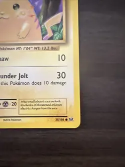 Pikachu 2016 Pokemon Lv 12 60 HP Common 35/108 Artist Mitsuhiro Arita - Image 3