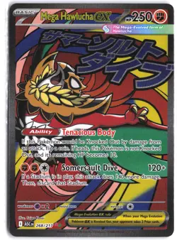 Mega Hawlucha ex 268/217 Mega Attack Rare ME: Ascended Heroes Pokemon - Image 1
