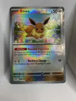 Pokemon TCG Eevee Master Ball PatternPrismatic Evolutions 74/131 NM/M - Image 1
