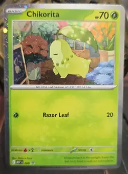 Pokemon TCG: Perfect Order - Chikorita - Black Star Promo - 69 Cosmos - Image 1