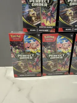 Pokemon TCG: Mega Evolution Perfect Order Booster Bundle (6 Booster Packs) x5 - Image 4