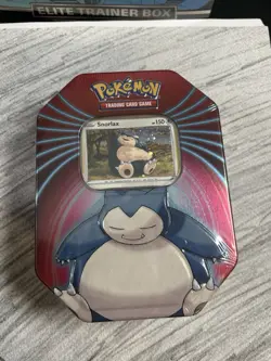Pokemon TCG Mighty Mysterious Snorlax Tin 820650102851 - Image 1