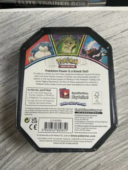 Pokemon TCG Mighty Mysterious Snorlax Tin 820650102851 - Image 2