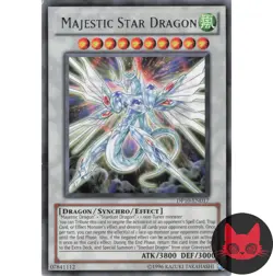 Yugioh Majestic Star Dragon DP10-EN017 Rare LP - Image 1