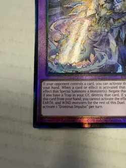 Dominus Impulse - Prismatic Ultimate Rare 1st Ed RA05-EN080 Yugioh TCG - Image 4