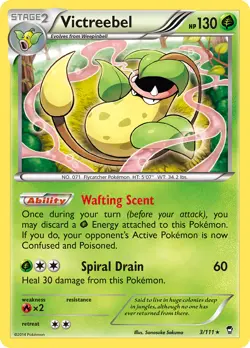 Victreebel (3/111) [XY: Furious Fists] Lightly Played Reverse Holofoil Pokemon T - Image 1