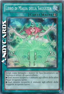 LIBRO DI MAGIA DELLA SAGGEZZA (Spellbook Of Wisdom) Super R • AP04 IT010 YUGIOH! - Image 1