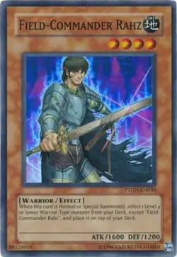 Field-Commander Rahz - PTDN-EN030 - Super Rare - Unlimited Edition - Lightly Pla - Image 1