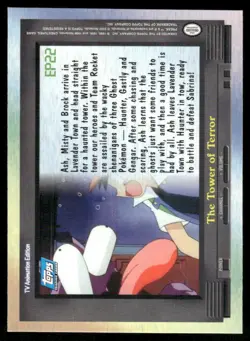 Pokemon Cards EP22 The Tower Of Terror Topps Trading Cards Series 2 NM *3 - Image 2