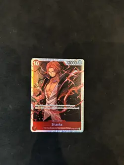 One Piece TCG Emperors in the New World Cards: Shanks SR OP09-004 - PRB02 - M/NM - Image 1
