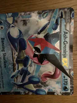 Pokemon Ash-Greninja EX Black Star Promo Holo Card TCG XY133 - Image 2