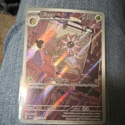 Pokemon Lileep Illustration Rare Holo Sv07: Stellar Crown 145/142 Card - Image 1