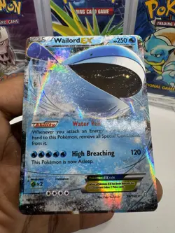 Wailord EX 38/160 XY - Primal Clash Holo ~ MISCUT ERROR CARD ✂ - Image 3