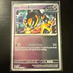 Pokemon - Iron Boulder - 071/142 - Reverse Holo - Stellar Crown - Near Mint - Image 1