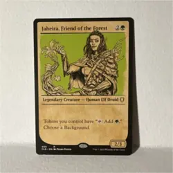 Jaheira, Friend of the Forest CLB Rare Green Legendary Creature #409 Regular - Image 1