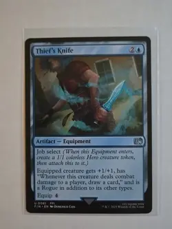 Thief's Knife - Final Fantasy - NM - MTG Magic - Uncommon - Artifact - Image 1