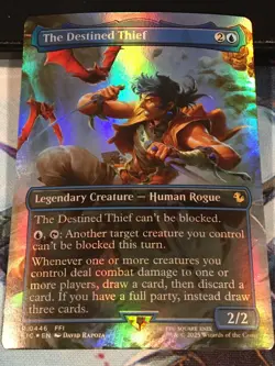 The Destined Thief (Borderless) FOIL - FINAL FANTASY MTG: Near Mint - Image 1