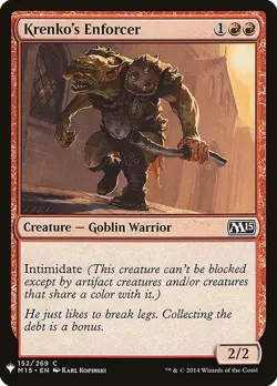 [MTG] Krenko's Enforcer (M15-152) (PLST) LP-HP - Image 1
