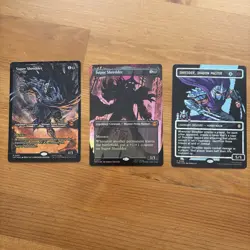 Shredder, Shadow Master (Borderless) (Surge Foil) Pixel + Super Shredders MTG - Image 1