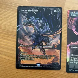 Shredder, Shadow Master (Borderless) (Surge Foil) Pixel + Super Shredders MTG - Image 2