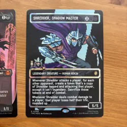 Shredder, Shadow Master (Borderless) (Surge Foil) Pixel + Super Shredders MTG - Image 4