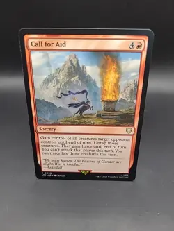 Call for Aid ~ Commander: The Lord of the Rings [ NM ] [ Magic MTG R 0030 - Image 1