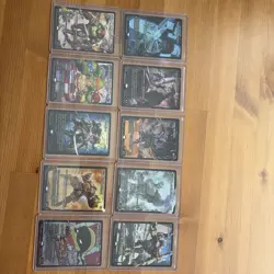 TMNT MTG Teenage Mutant Magic Set of 10 0281-0290 Super Shredder borderless foil - Image 4