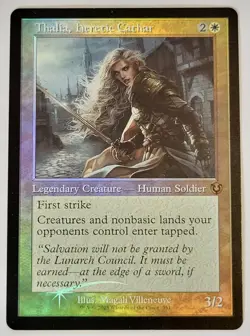 Thalia, Heretic Cathar -Retro Frame Foil- Innistrad Remastered INR 351 mtg NM/M - Image 1